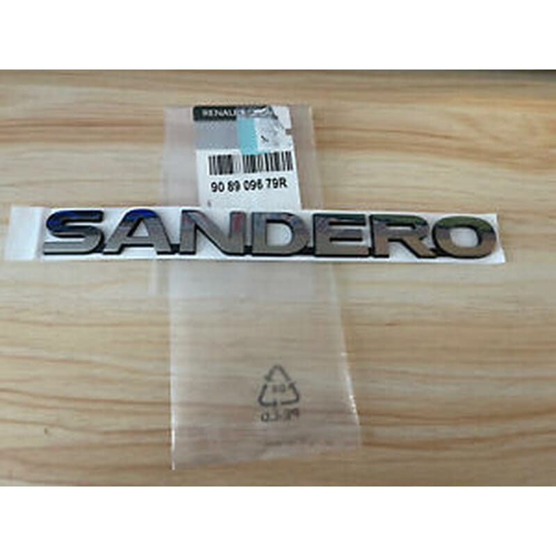 Dacia Sandero Em. Bagaj Yazısı - Sandero - Yazı Krom Serkar