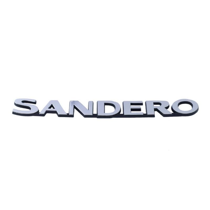 Dacia Sandero Bagaj Yazısı - Sandero - Yazı Krom Srk