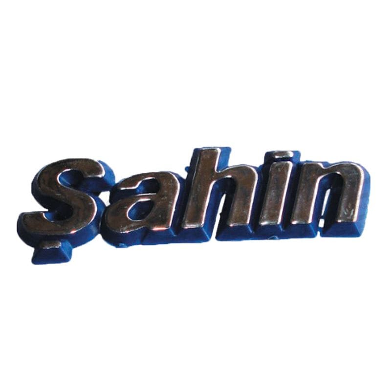Şahin Bagaj Yazısı Mavi - Şahin - Yazı Serkar