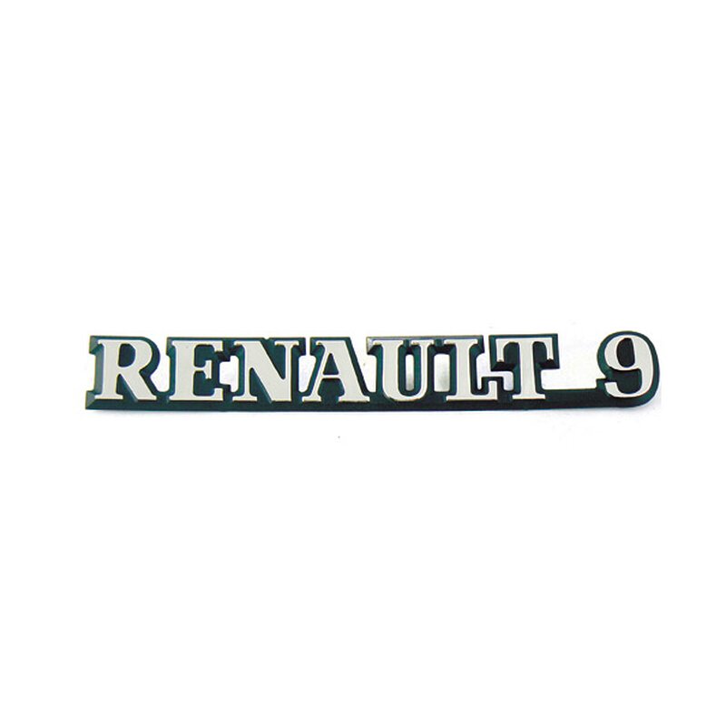 Renault 9 Orta Kasa Bagaj Yazısı Ym - Renault 9 - Çerçevesiz Beyaz Serkar