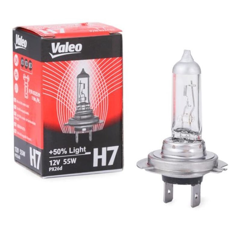 Far Ampülü Holojen 12V H7 % 50 Yüksek Işık Arttırımlı