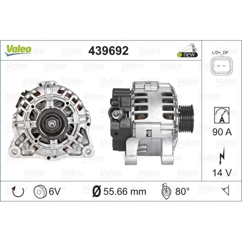 Fiat Scudo 1.9D Alternatör Valeo